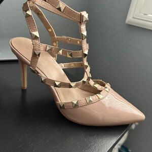 Mix No. 6 Studded Nude Stiletto Heels